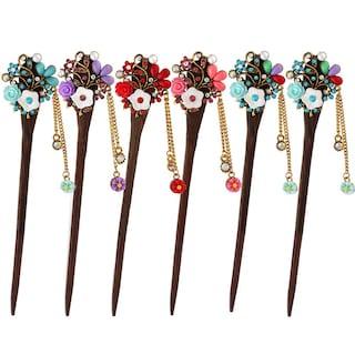 Foto 1 | Foto 1 | Hair Stick Huoguo Vintage Hairpin Para Mujer 6 Unidades - Venta Internacional.