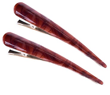 Foto 1 | Foto 1 | Pinzas Para El Cabello Paquete De 2 Pinzas Grandes De Metal Con Pico De Pato Y Cocodrilo - Venta Internacional.