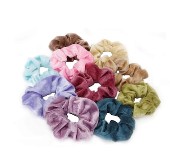 Foto 2 | Foto 2 | Gomas de Pelo Scrunchies Terciopelo multicolor