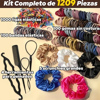 Foto 4 | Foto 4 | Ligas para Cabello Xtellar 1209 Piezas