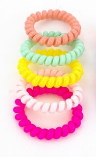Foto 4 | Foto 4 | Ligas para Cabello Xtellar Espiral 100 Piezas
