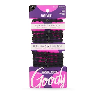 Foto 1 | Foto 1 | Corbata Para El Pelo Goody Forever, Elástica Fina, Sin Bolsa, 4 Mm, 10 Unidades - Venta Internacional.