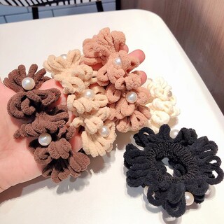 Foto 1 | Foto 1 | Cintas Para El Pelo Gomas Para El Pelo Perlas Intestino Peluche A La Moda Huoguo - Venta Internacional.