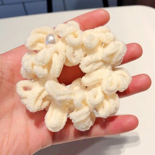 Foto 5 | Foto 5 | Cintas Para El Pelo Gomas Para El Pelo Perlas Intestino Peluche A La Moda Huoguo - Venta Internacional.