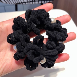 Foto 1 | Foto 1 | Cintas Para El Pelo Gomas Para El Pelo Perlas Intestino Peluche A La Moda Huoguo - Venta Internacional.