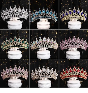 Foto 3 | Foto 3 | Coronas Xtellar Reina Para Niña Princesa Tiaras De Boda Tocado Novia