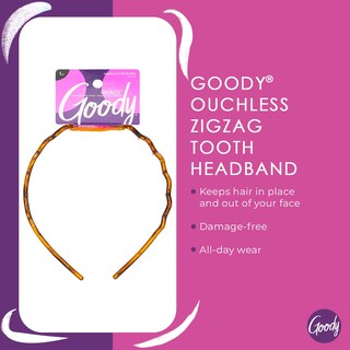 Foto 2 | Foto 2 | Diadema Goody Ouchless Zigzag Tooth Para Todo Tipo De Cabello - Venta Internacional.