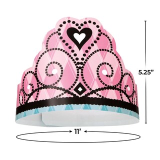 Foto 2 | Foto 2 | Tiaras De Papel Únicas Con Forma De Princesa De Cuento De Hadas Para Niños, Tamaño 6 Unidades - Venta Internacional.