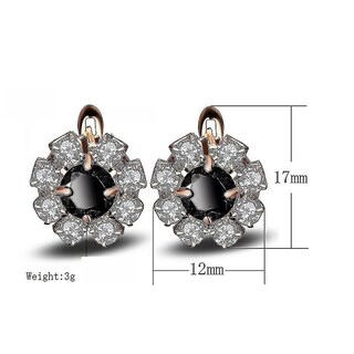Foto 2 | Foto 2 | Pendientes Huoguo Flower Crystal Jewelry Para Regalo De Cumpleaños - Venta Internacional.
