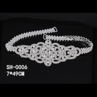 Foto 3 | Foto 3 | Cinturón De Novia Huoguo Con Diamantes De Imitación Para Vestido De Novia - Venta Internacional.