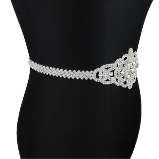 Foto 4 | Foto 4 | Cinturón De Novia Huoguo Con Diamantes De Imitación Para Vestido De Novia - Venta Internacional.