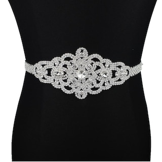 Foto 5 | Foto 5 | Cinturón De Novia Huoguo Con Diamantes De Imitación Para Vestido De Novia - Venta Internacional.
