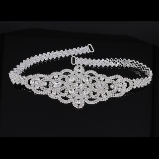 Foto 1 | Foto 1 | Cinturón De Novia Huoguo Con Diamantes De Imitación Para Vestido De Novia - Venta Internacional.