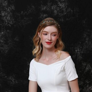 Foto 4 | Foto 4 | Diadema Huoguo Lujosa Con Diamantes De Imitación Verde Para Mujer - Venta Internacional.
