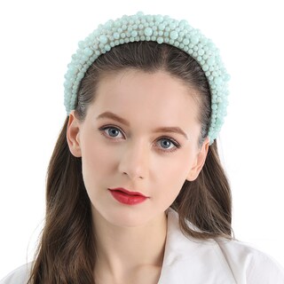 Foto 2 | Foto 2 | Diadema Huoguo Diadema Con Cuentas De Perlas  4 Acolchadas Y Cómodas - Venta Internacional.