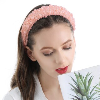 Foto 3 | Foto 3 | Diadema Huoguo Diadema Con Cuentas De Perlas  4 Acolchadas Y Cómodas - Venta Internacional.