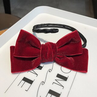 Foto 4 | Foto 4 | Diadema Rizadora Huoguo Maruko Con Lazo De Terciopelo Coreano Para Mujer - Venta Internacional.
