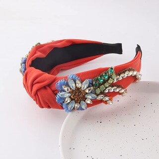 Foto 2 | Foto 2 | Diadema Huoguo Barroca Bordada Con Cristales De Strass - Venta Internacional.