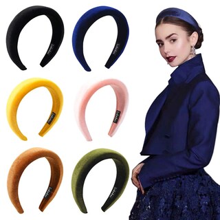 Foto 3 | Foto 3 | Diademas Huoguo Para Mujer 6 Unidades Acolchadas En Terciopelo - Venta Internacional.