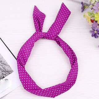 Foto 2 | Foto 2 | Diadema Huoguo Paisley Rockabilly Con Lunares De Tartán Para Mujer - Venta Internacional.