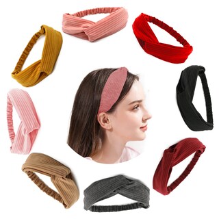 Foto 5 | Foto 5 | Diademas Huoguo Con Lazos Elásticos Anudados Para Mujer (paquete De 8) - Venta Internacional.