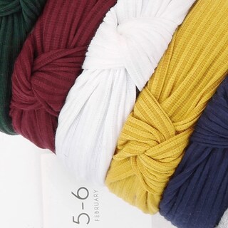 Foto 3 | Foto 3 | Diademas Huoguo Diademas Con Turbante Ancho Anudado Para Mujer - Venta Internacional.