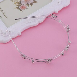 Foto 1 | Foto 1 | Diadema Huoguo Con Forma De Flor De Cristal Con Diamantes De Imitación  Doble Capa  Metal - Venta Internacional.