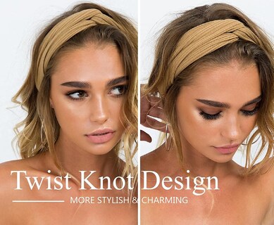 Foto 2 | Foto 2 | Diademas Huoguo Twist Con Nudos  Bohemio  Elásticas  Para Mujer  8 Unidades - Venta Internacional.