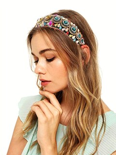 Foto 1 | Foto 1 | Diadema Huoguo Acolchada Con Cristales Barrocos Con Diamantes De Imitación Para Mujer - Venta Internacional.