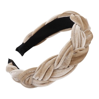 Foto 1 | Foto 1 | Diadema Moderna Con Trenzas De Terciopelo Huoguo Para Mujeres Y Niñas - Venta Internacional.