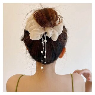 Foto 3 | Foto 3 | Diadema Huoguo Lxrzls Para Mujer  Perlas  Diamantes De Imitación  Borlas  Chifón - Venta Internacional.