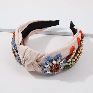 Foto 2 | Foto 2 | Diadema Huoguo Barroca Bordada Con Cristales De Strass - Venta Internacional.
