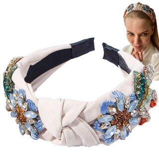Foto 5 | Foto 5 | Diadema Huoguo Barroca Bordada Con Cristales De Strass - Venta Internacional.