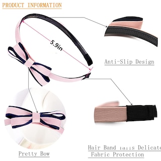 Foto 1 | Foto 1 | Diademas De Moda Huoguo Con Lazo Anudado Para Cabello Femenino - Venta Internacional.