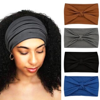 Foto 5 | Foto 5 | Diademas Huoguo Wide Fashion Con Nudos Para Mujer (paquete De 4) - Venta Internacional.
