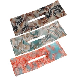 Foto 3 | Foto 3 | Diadema Huoguo  Tela Multicolor  Con Clip Mágico  Peinado Francés - Venta Internacional.
