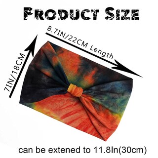 Foto 2 | Foto 2 | Diademas Huoguo Diademas Anchas Y Elásticas Con Turbante Anudado - Venta Internacional.