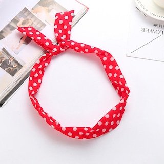 Foto 2 | Foto 2 | Diadema Huoguo Paisley Rockabilly Con Lunares De Tartán Para Mujer - Venta Internacional.