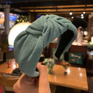 Foto 2 | Foto 2 | Diadema Huoguo Corbata Tejida A La Moda Para Mujer Poliéster - Venta Internacional.