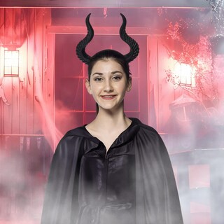 Foto 3 | Foto 3 | Diadema Unisex Hms Supersoft Malevolent Horns Negra - Venta Internacional.