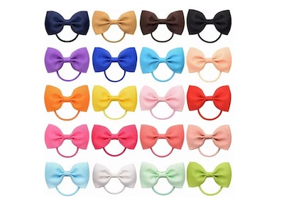 Foto 1 | Foto 1 | Ligas Xtellar Para Cabello Con Moños Para Niñas, 20 Colores