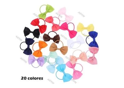 Foto 5 | Foto 5 | Ligas Xtellar Para Cabello Con Moños Para Niñas, 20 Colores