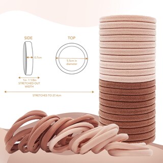 Foto 4 | Foto 4 | Elásticos Para El Cabello, Nailon Kitsch, No Se Enredan, No Se Rompen, 20 Unidades - Venta Internacional.