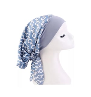 Foto 3 | Foto 3 | 3pzs Turbante Gorros Chifón Dama Oncológico Quimio Alopecia Cafe