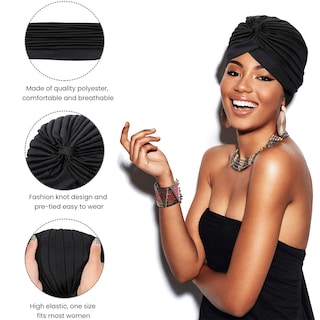 Foto 2 | Foto 2 | Turbantes Elásticos Chemo Head Wraps Satinior Para Mujer X16 - Venta Internacional.