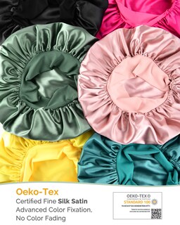 Foto 6 | Foto 6 | Gorro De Satén Yanibest Para Dormir Con Forro De Seda Para Mujer - Venta Internacional.