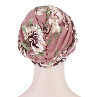 Foto 4 | Foto 4 | Gorro Huoguo Para Mujer Con Estampado Floral Estampado Floral India Musulmán Volantes Quimio - Venta Internacional.