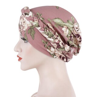 Foto 5 | Foto 5 | Gorro Huoguo Para Mujer Con Estampado Floral Estampado Floral India Musulmán Volantes Quimio - Venta Internacional.