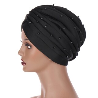 Foto 2 | Foto 2 | Gorro Huoguo Beanie Turban Wrap Para Mujer Poliéster - Venta Internacional.