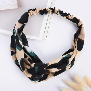 Foto 3 | Foto 3 | Turbante Elástico Huoguo Boho Leopard Twist Knot - Venta Internacional.